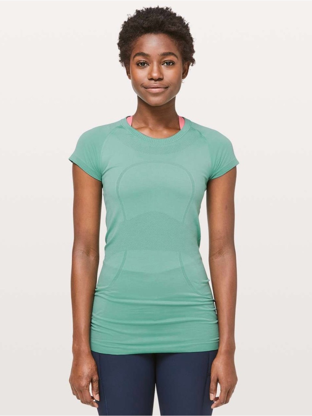Lululemon Swiftly Tech Short
Sleeve Crew - Aqua Mint-Size XS